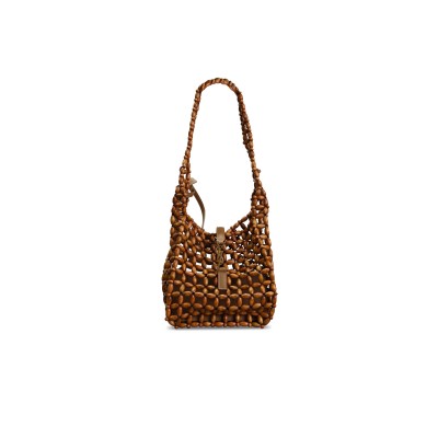 YSL LE 5 À 7 IN WOOD BEADS 713938 (23*22*8.5cm)